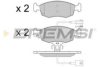 BREMSI BP3433 Brake Pad Set, disc brake